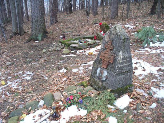Cmentarzyk w lesie.JPG